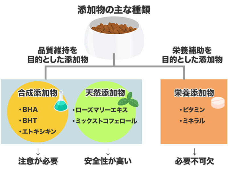 添加物の主な種類